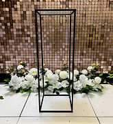 Black Metal Floral Stand