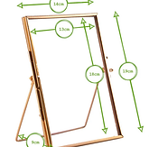 Rose Gold Table Number/Name Frame