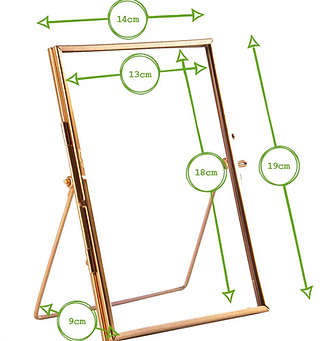 Rose Gold Table Number/Name Frame