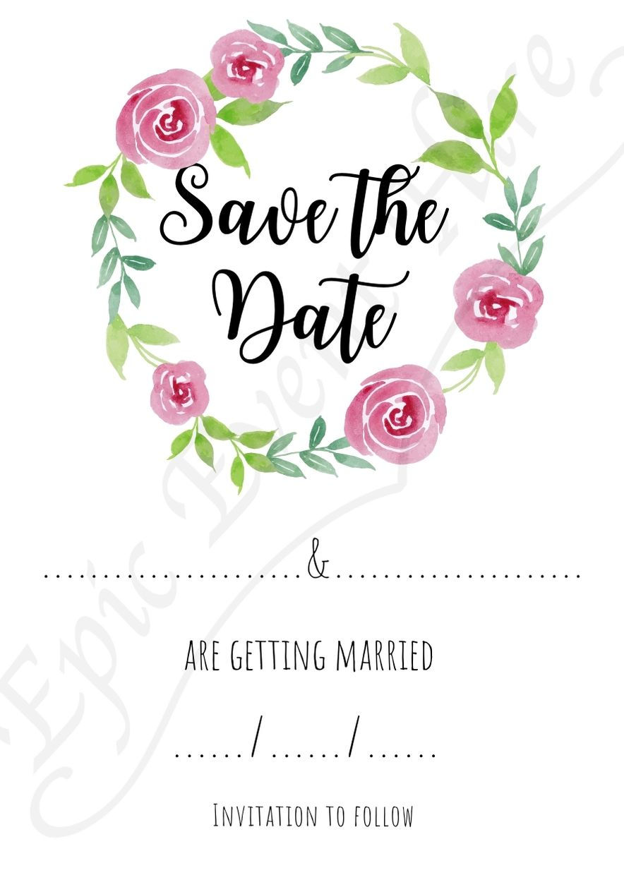 Thumbnail: 25 Ready to Write Save the Date Blank Cards DIY