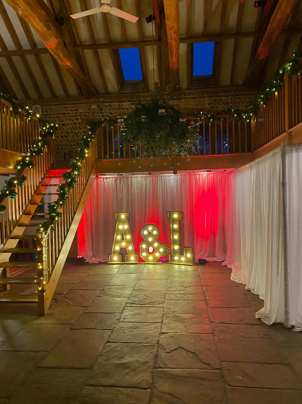 Room Draping - Chaucer Barn