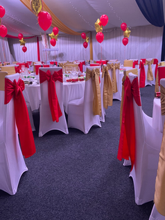 Chair cover and sash - sprowston