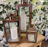 Copper Lanterns for Candles