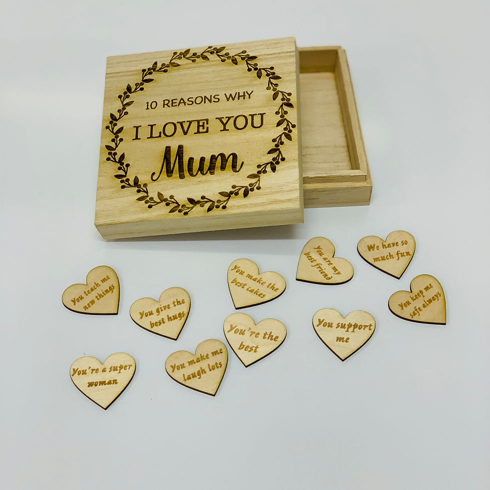 Thumbnail: Personalised Reasons Why I Love You Mum Gift Box