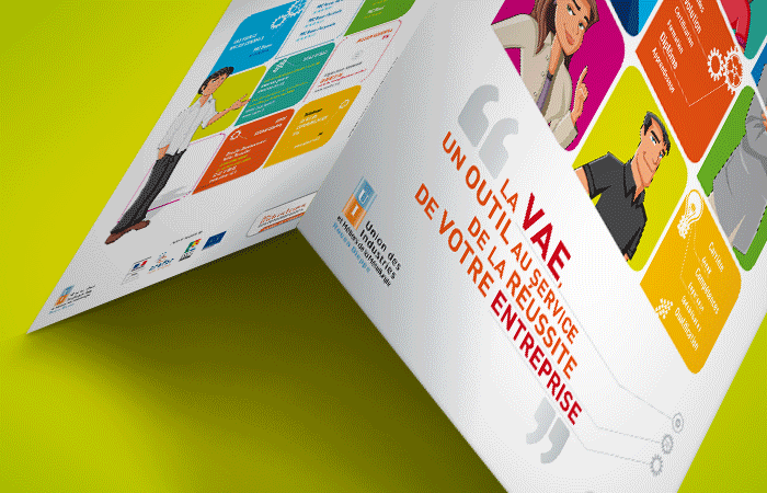 Flyer, pochette et fiche UIMM