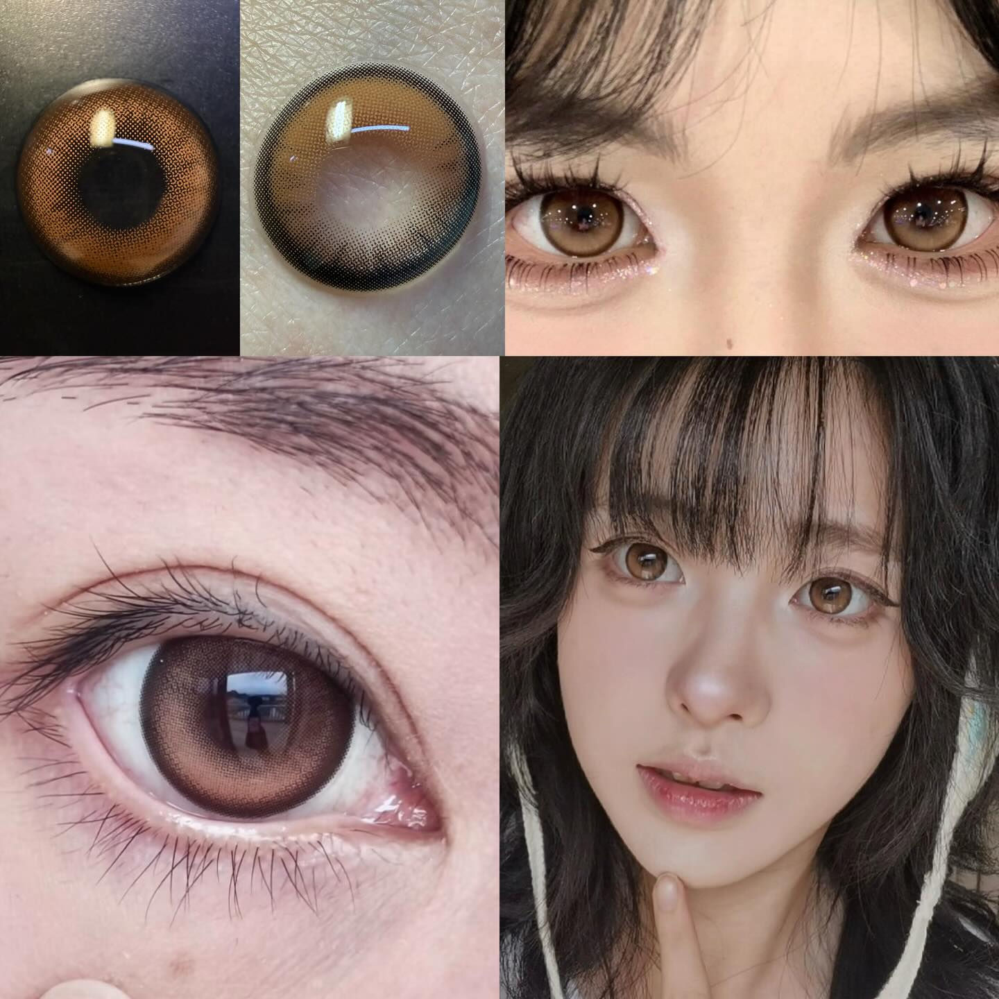 [高光款] Girly 20 Gummy Brown Highlight 1 Month 柔美棕色 月抛