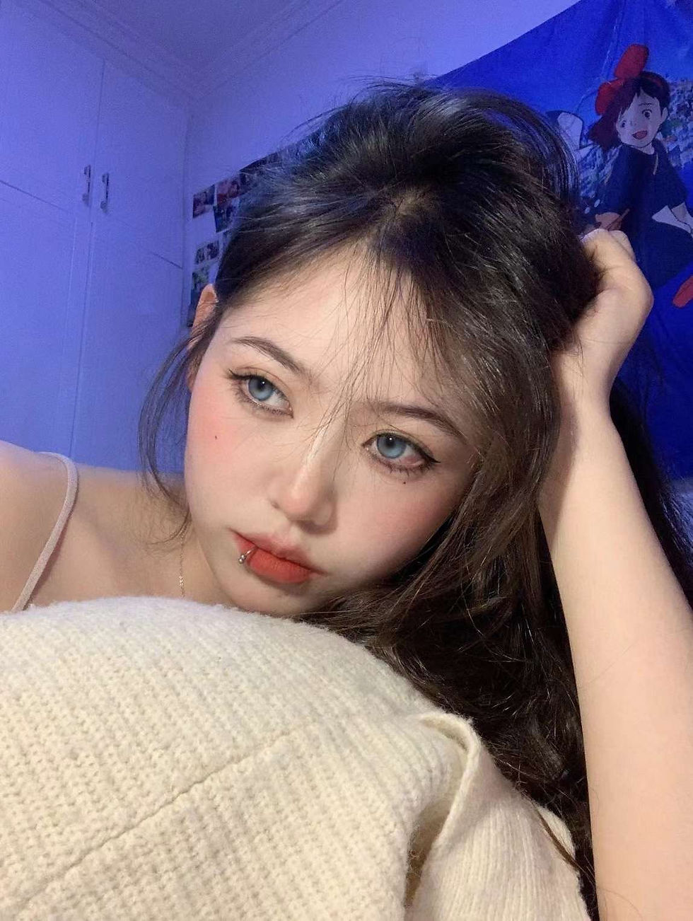 縮圖：Aurora Coral Blue 珊瑚藍 月抛