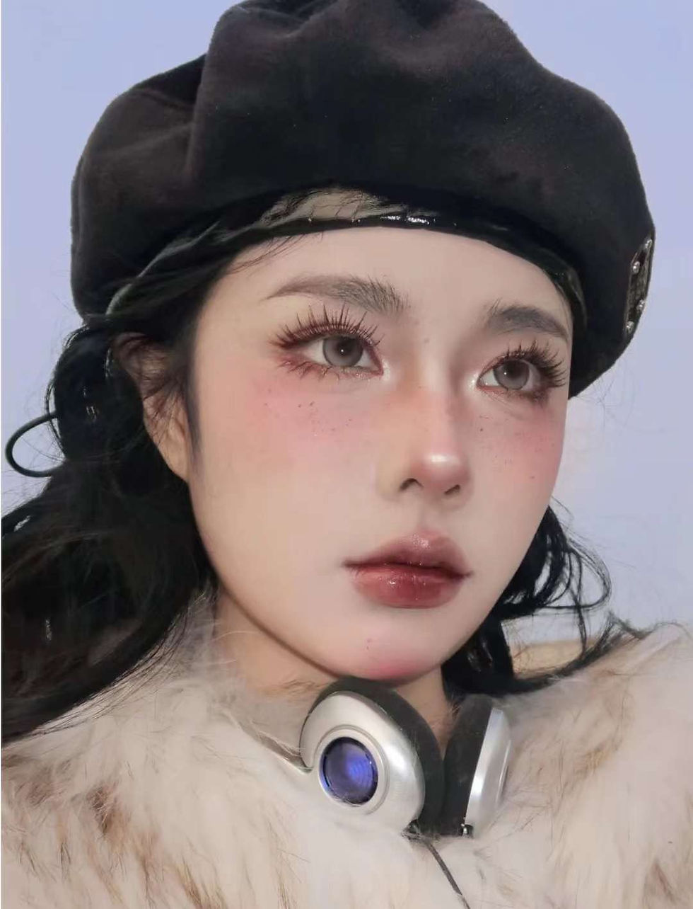 縮圖：Aurora Choco Pie 高光灰粉亞麻色 年抛