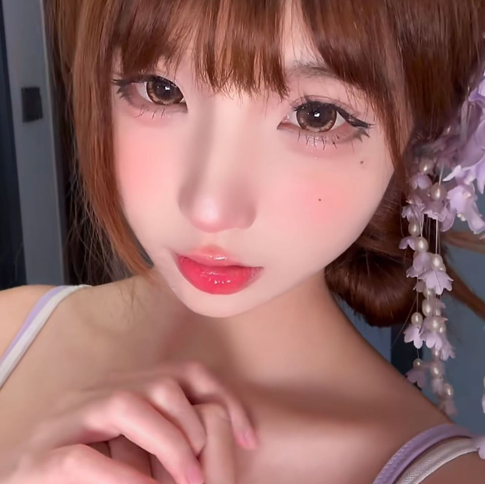 縮圖：Girly 20 Soy Brown 超大直徑豆乳棕色 月抛
