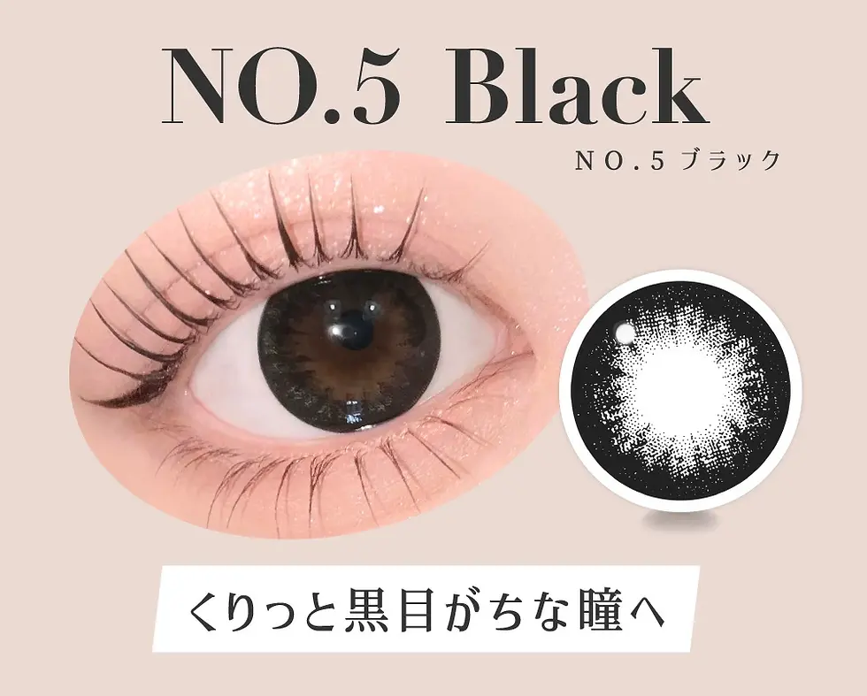 縮圖：[訂貨款] Secret Candy Magic 1 Day Toric No.5 Black 散光日抛 (一盒10片）