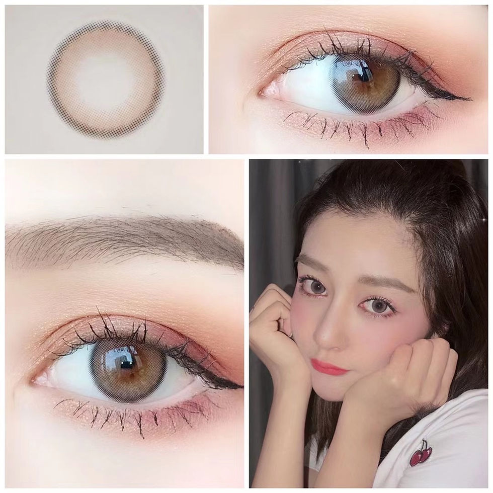 縮圖：Girly 20 Y507 Mo Brown 煙燻棕色 月抛