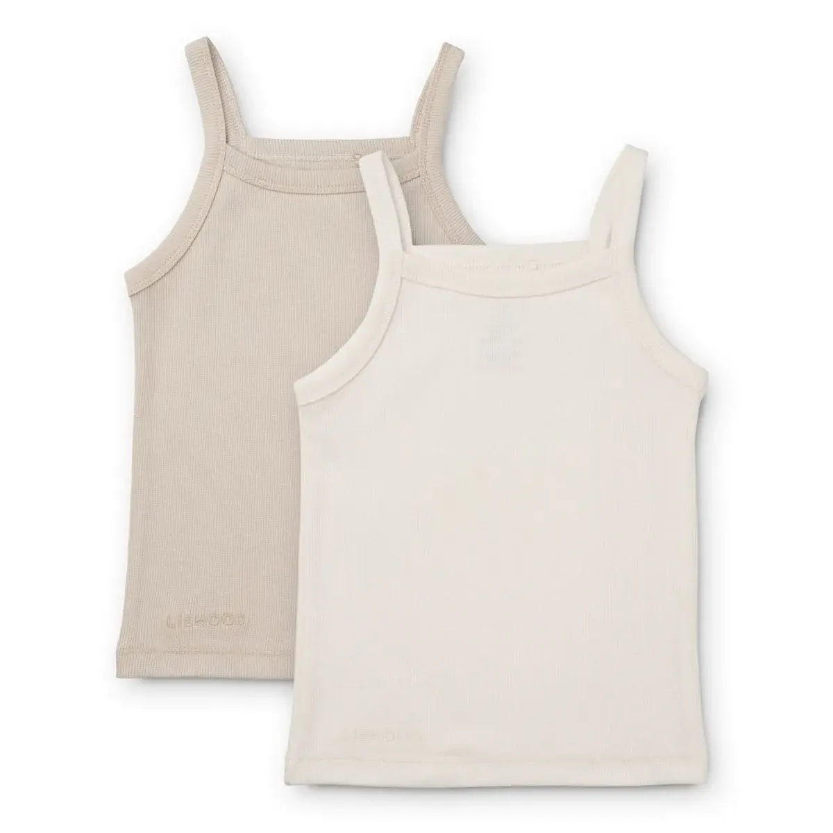 Liewood -  Naomi singlet 2 Pack - Creme de la creme / sandy mix