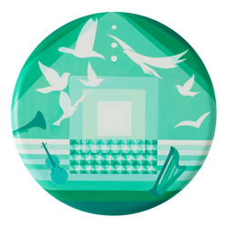 투영(천상의 노래)XVII, 60.6cm in diameter, oil on canvas, 2022