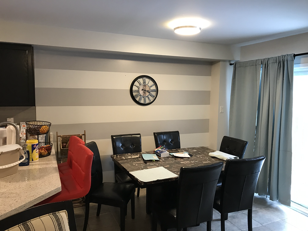 This Dining space before picture