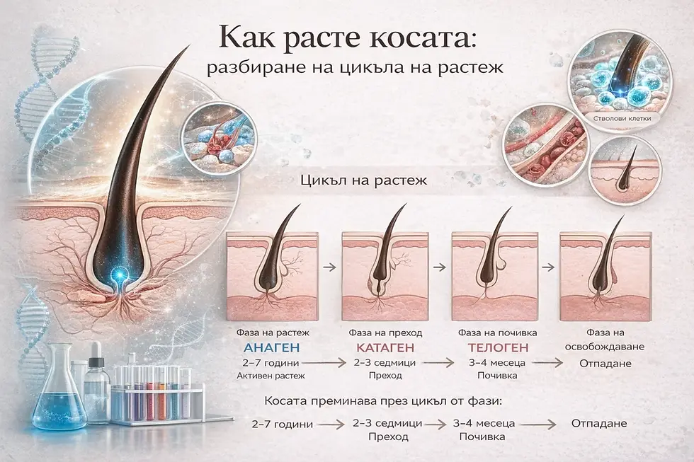 Kосъмът - малка структура с голямо значение
