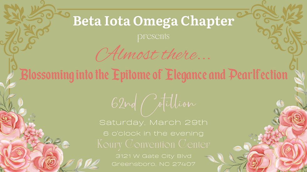 Beta Iota Omega - 62nd. Cotillion
