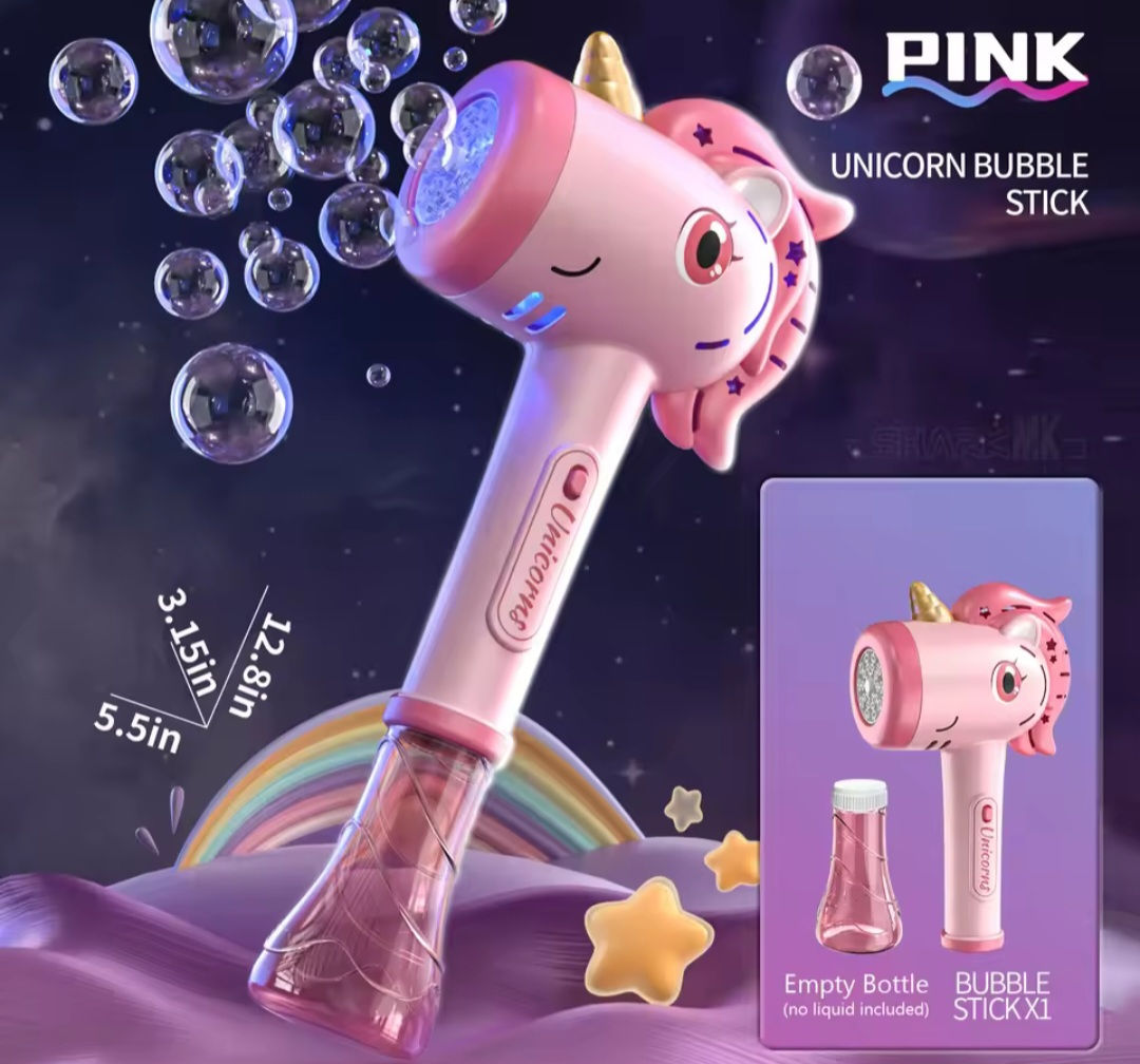 Unicorn bubble gun
