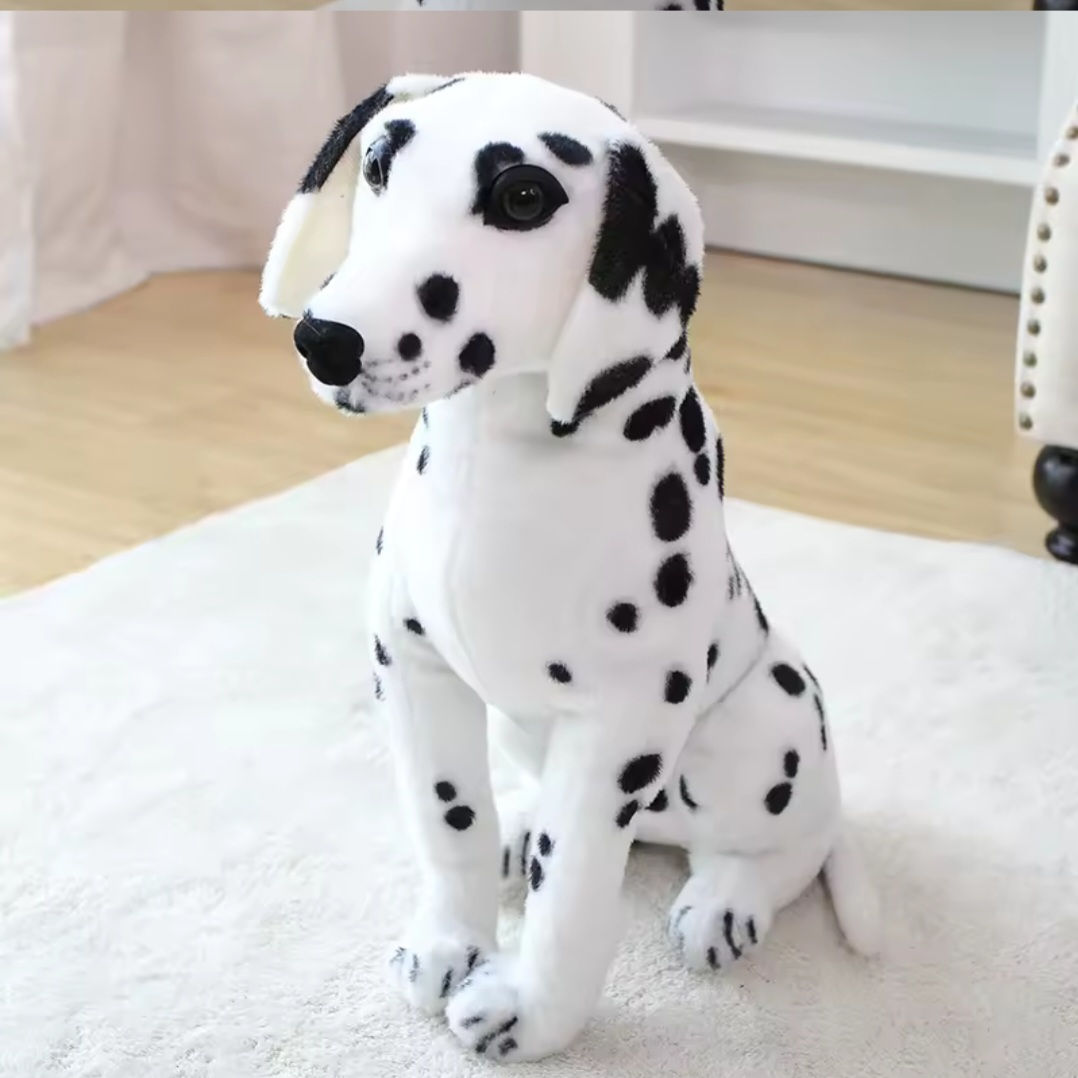 2 styles stuffed animals dog dalmatians 
