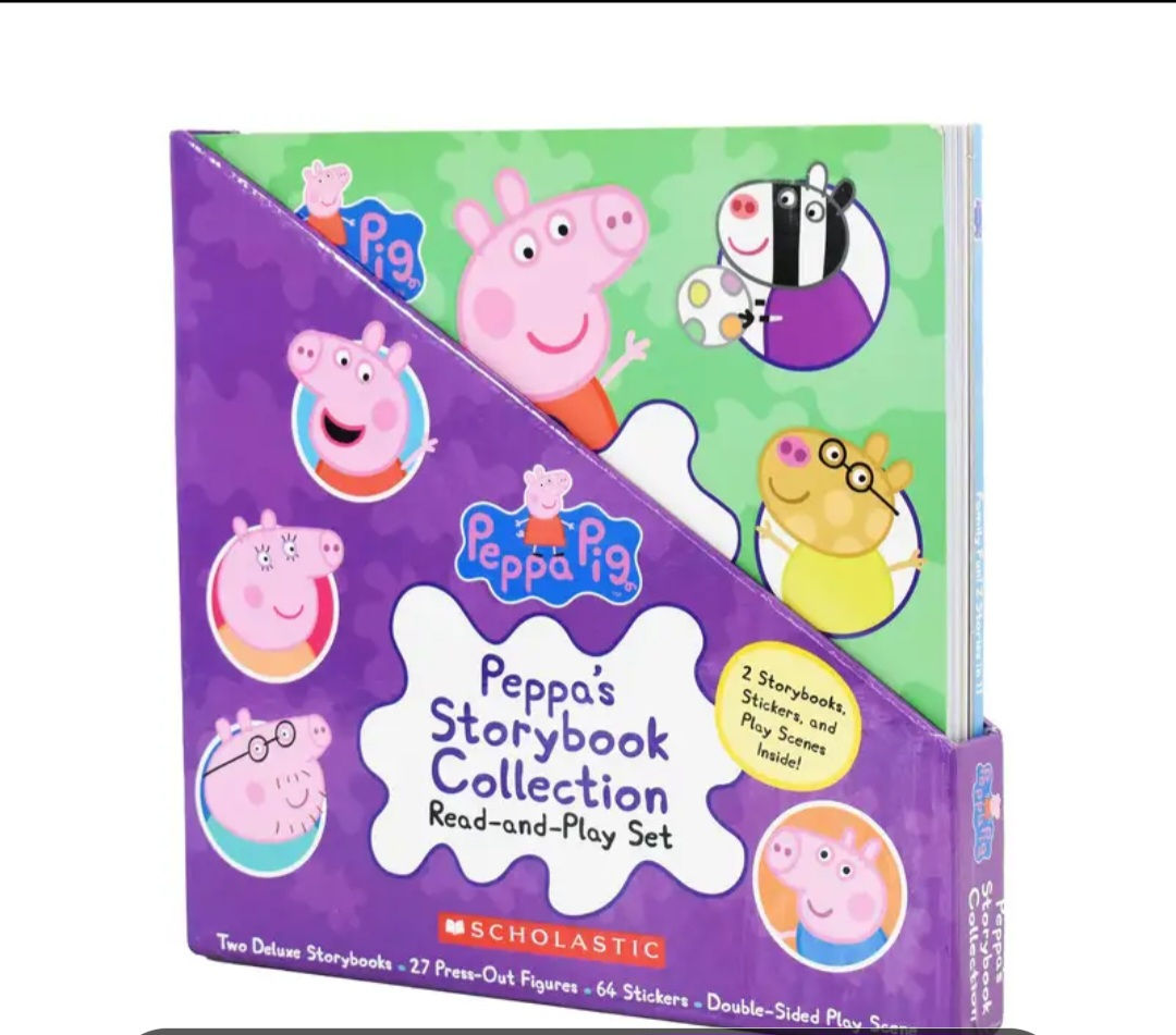 Peppa storybook collection read and play set 