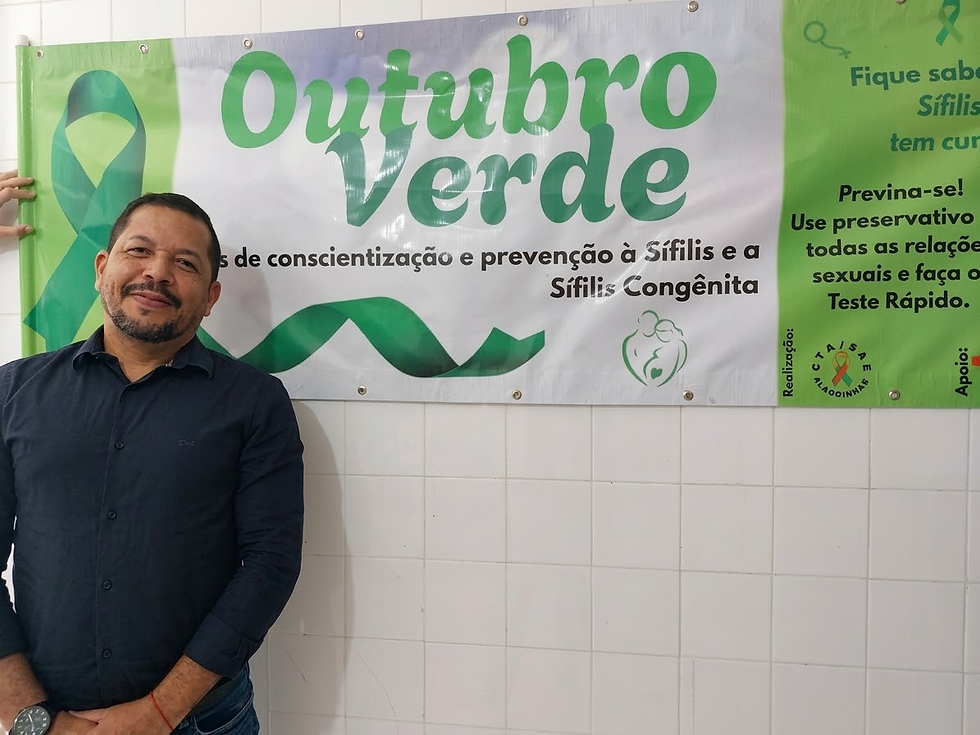 Outubro Verde reforça a importância do diagnóstico precoce da sífilis em Alagoinhas