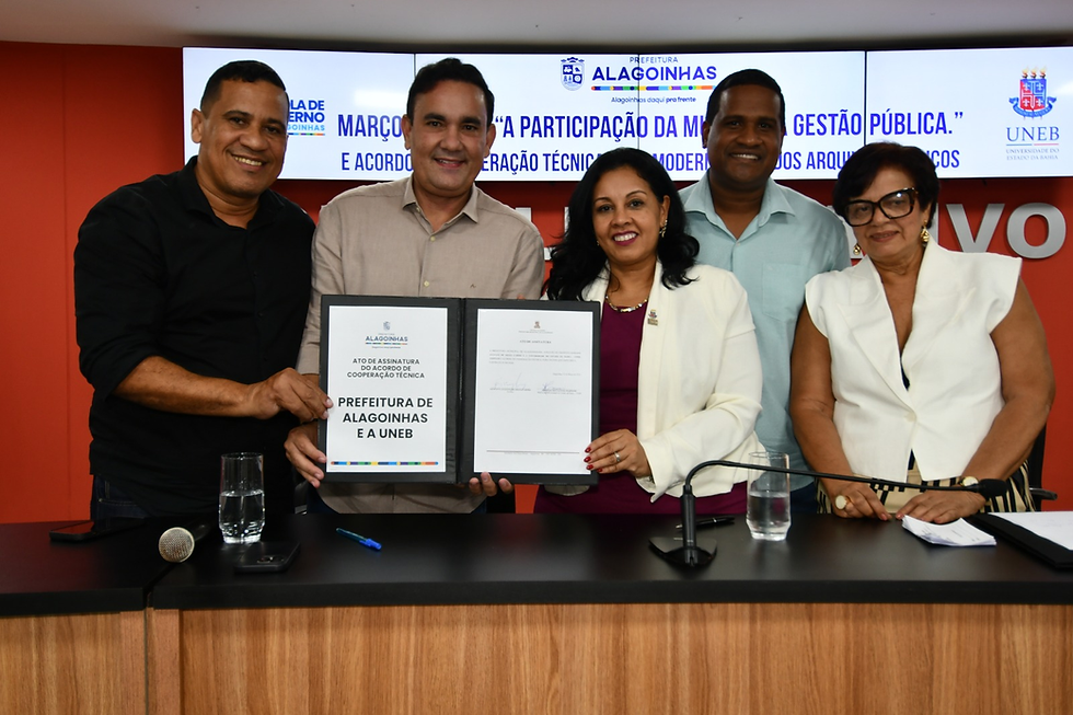 Prefeitura e Uneb firmam acordo para preservação da memória histórica de Alagoinhas