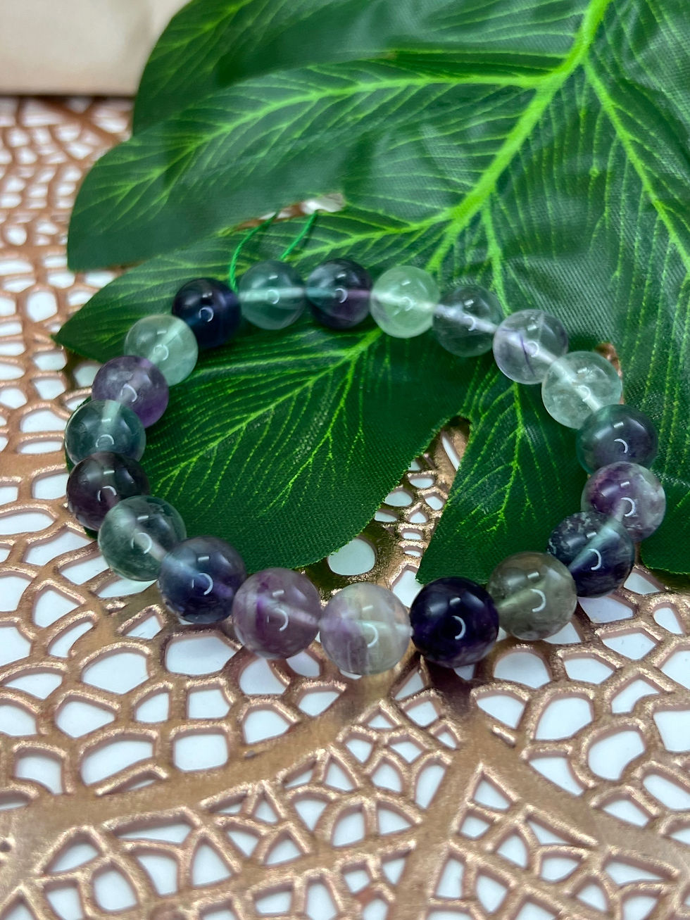 Thumbnail: Rainbow Fluorite Bracelet