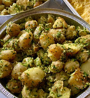 papitas con hierbas y parmesano