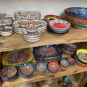 Various Hand-painted Serving dishes