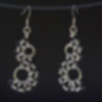 jewelry-black and silver earrings