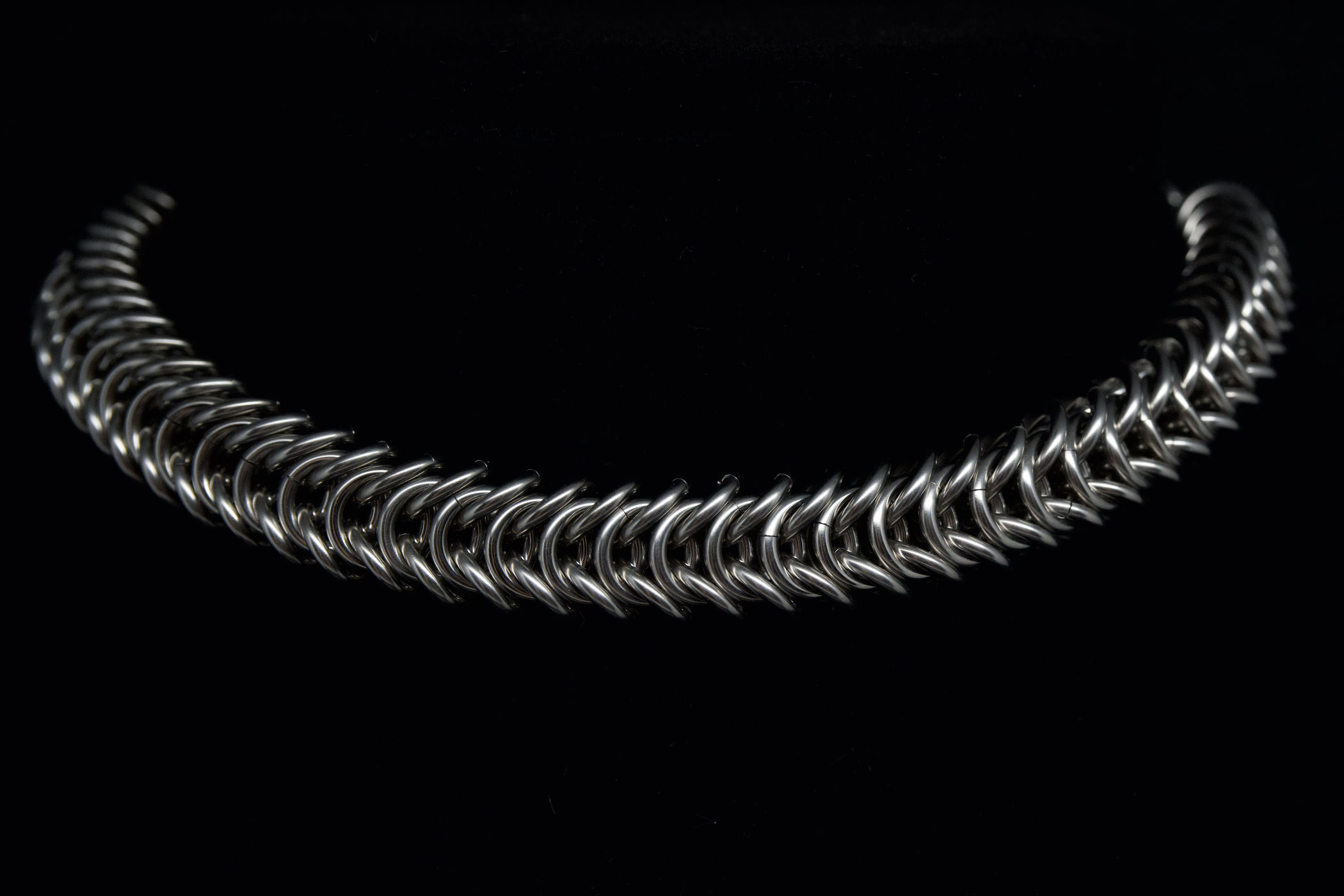 Chunky Stainless Steel Box Chain Chainmaille Necklace