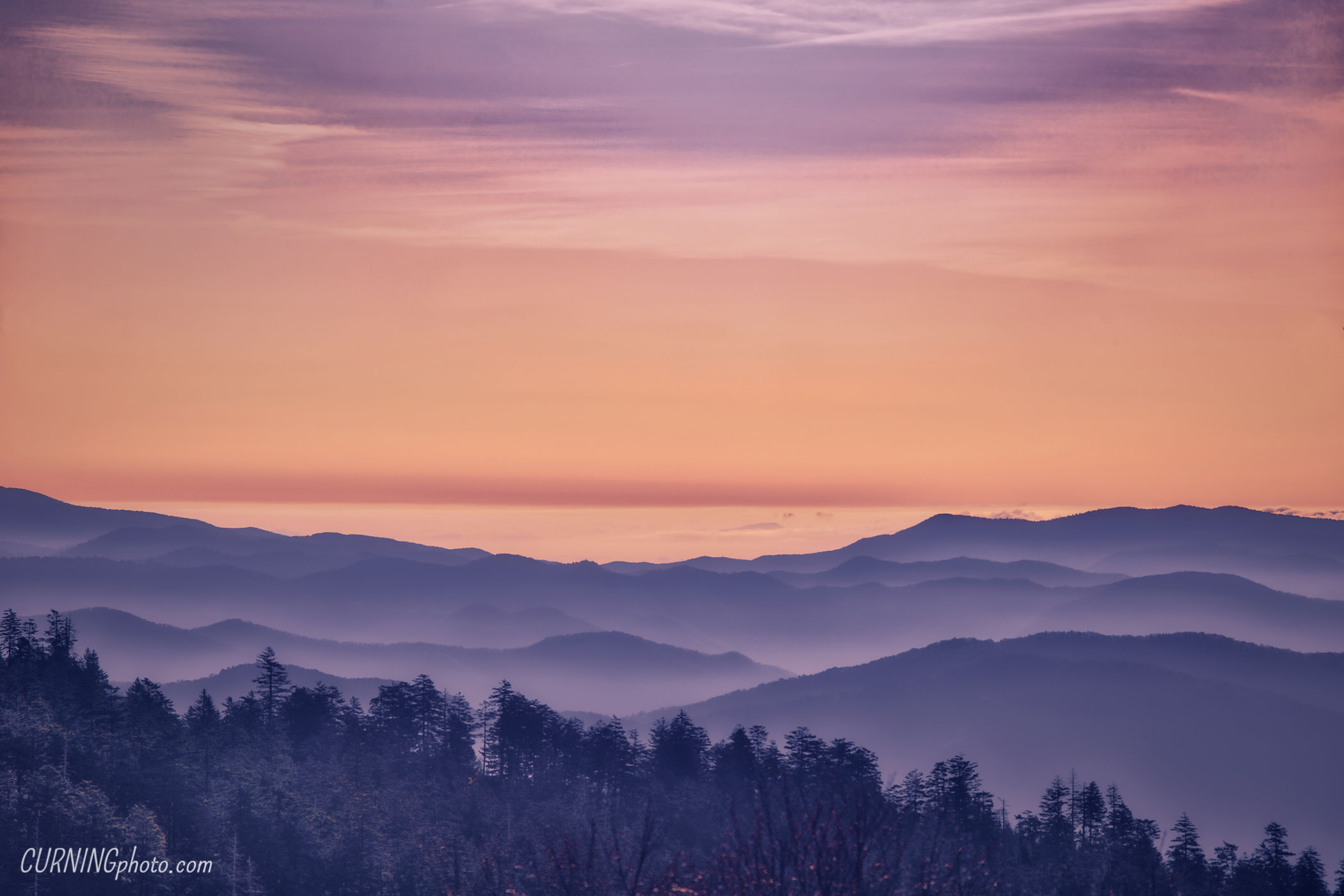 Foggy Blue Ridge Mountains (Canton, NC)