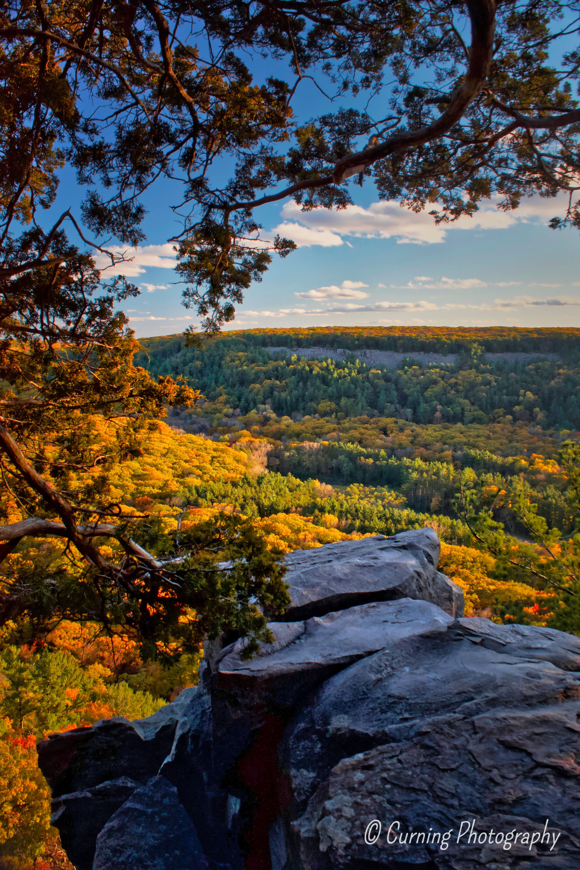 Devil's Lake Cliff View (Baraboo, WI)