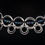 Thumbnail: Choker with Beads Chainmaille Necklace