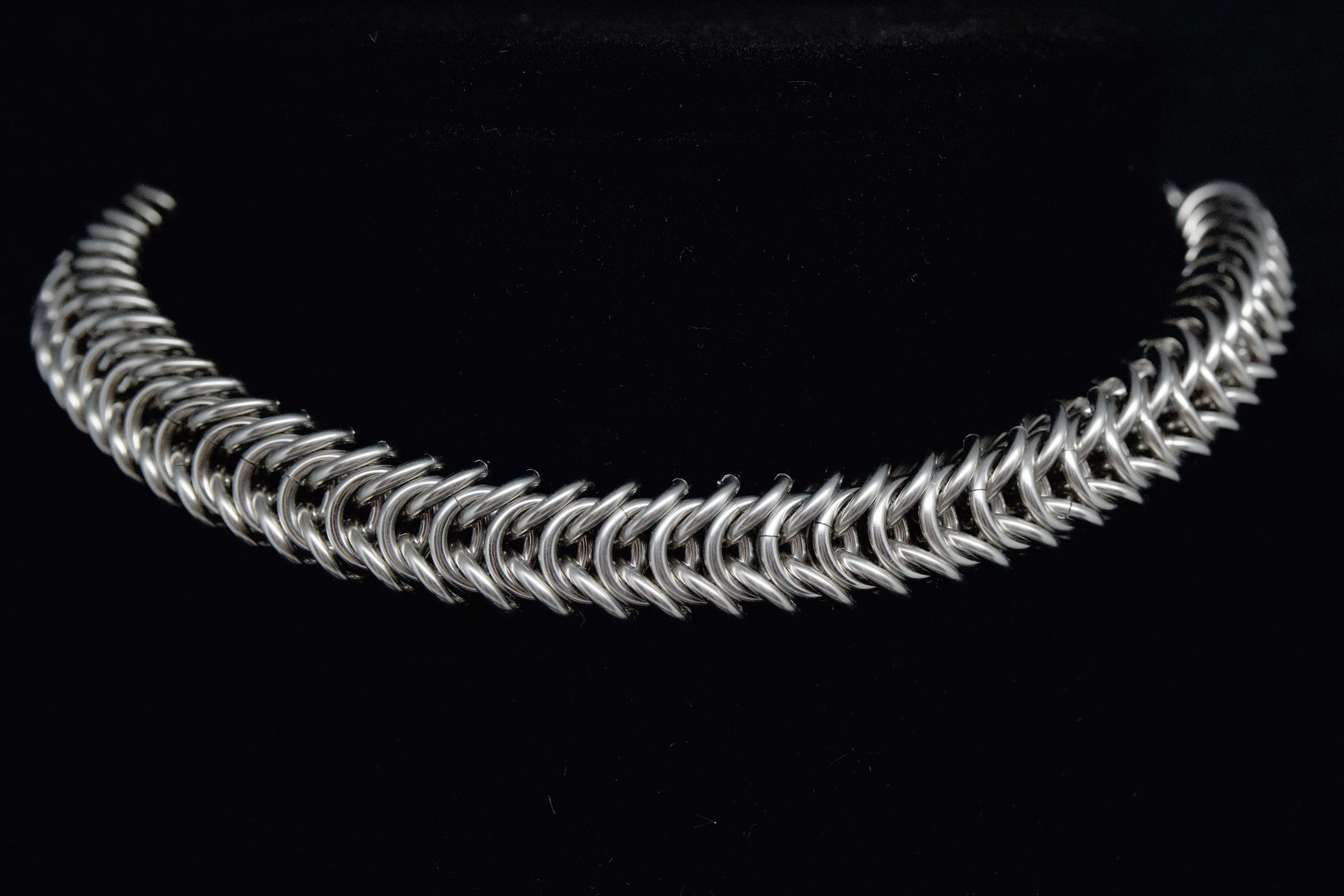 Chunky Stainless Steel Box Chain Chainmaille Necklace