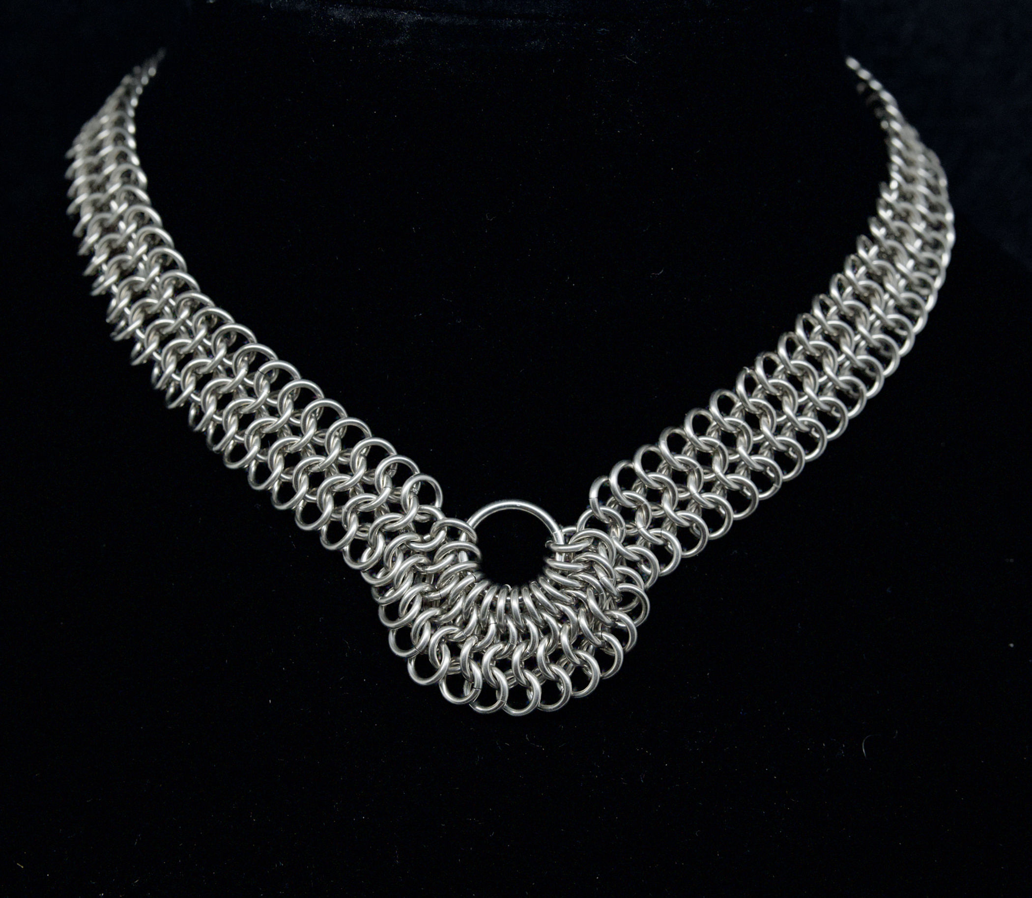 Stainless Steel Euro Chainmaille Necklace