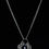 Thumbnail: Blue Crystal Byz Circle Chainmaille Necklace