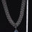 Thumbnail: Snowflake Obsidian Helm Chainmaille Necklace