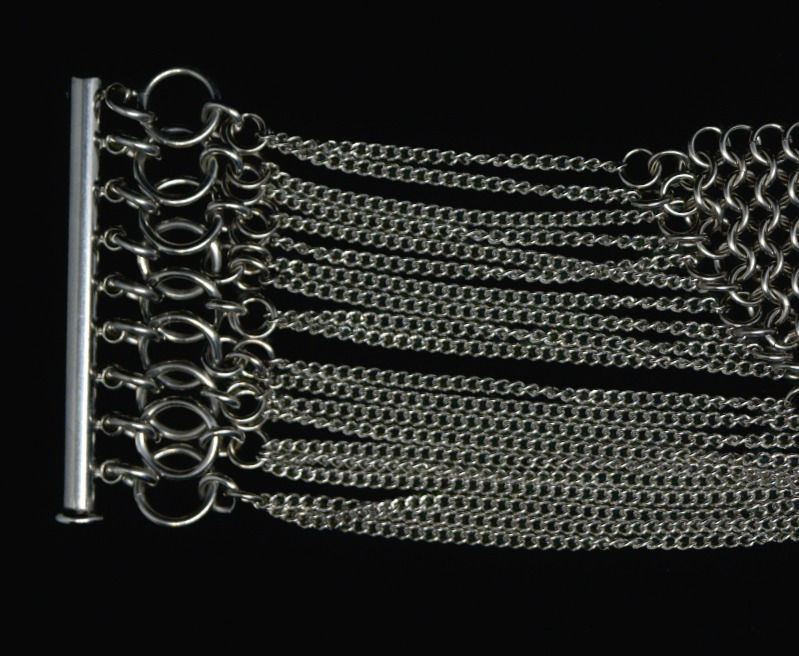 Thumbnail: Euro Triangle Chainmaille Bracelet