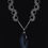 Thumbnail: Black Agate Stepping Stone Chainmaille Necklace