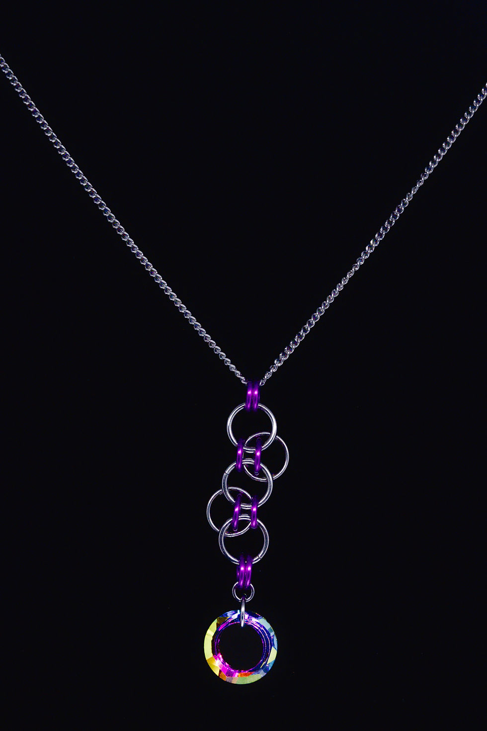 Bumpa Crystal Chainmaille Necklace