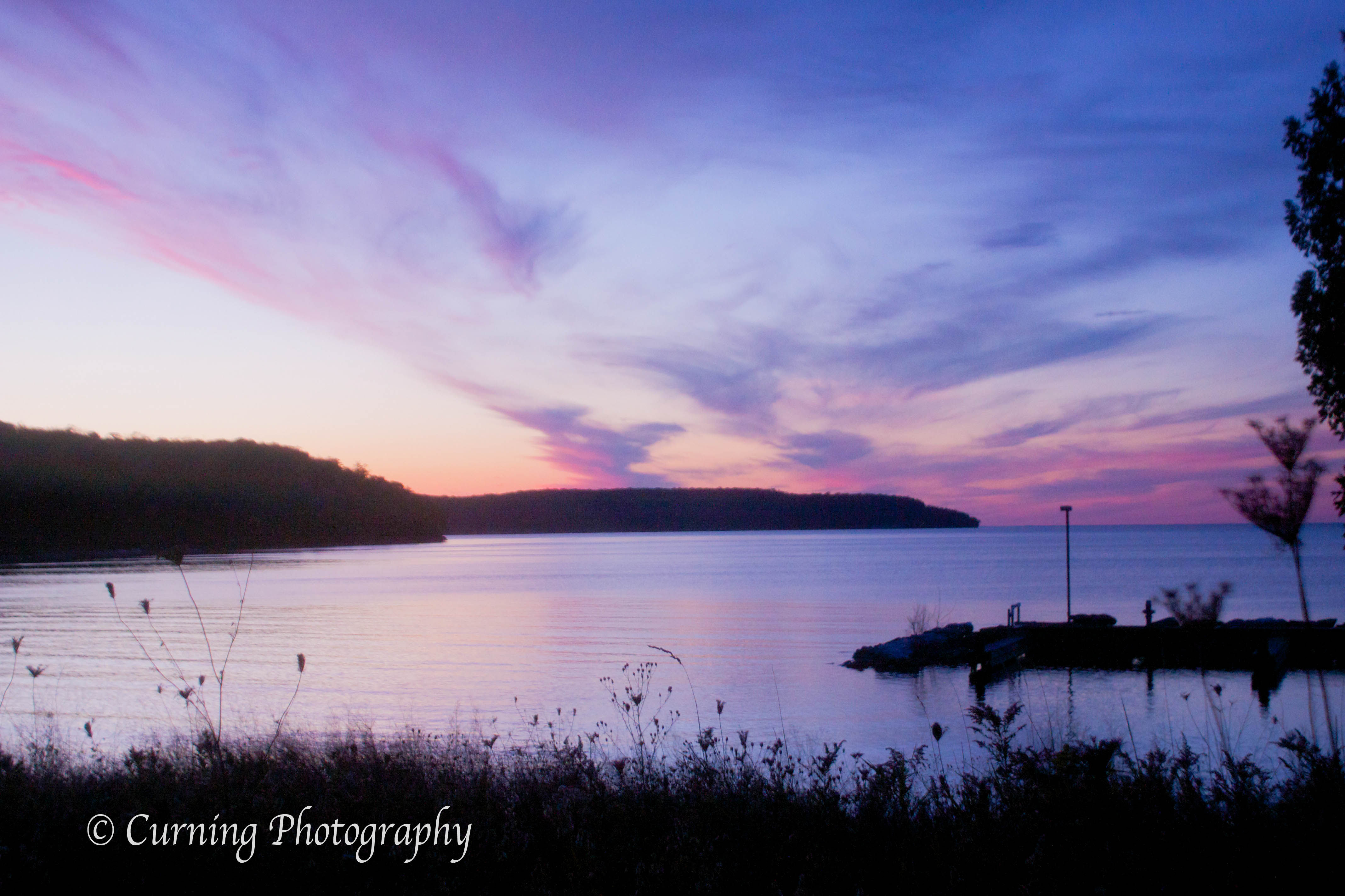 Sunset on Lake Michigan (Gill's Rock, WI)