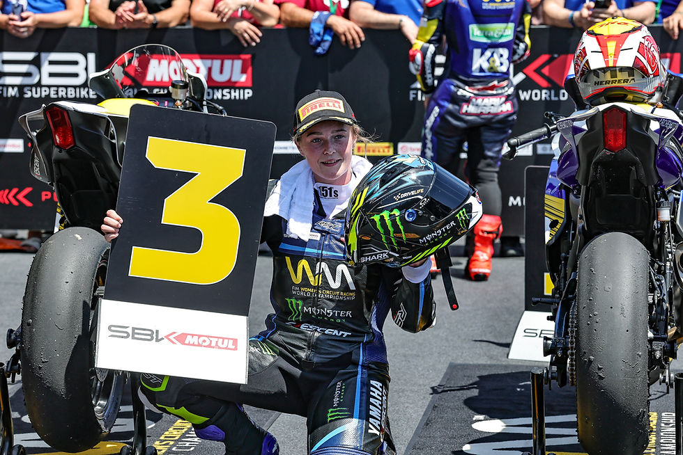 Emotional and Hard-Fought Podium for Chloe Jones and Monster Energy Crescent Yamaha in Misano