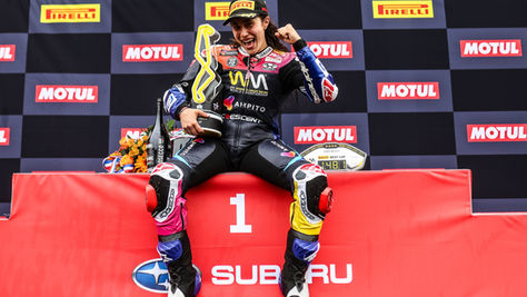 Beatriz Neila and Ampito Crescent Yamaha Celebrate Maiden WorldWCR Victory in Assen