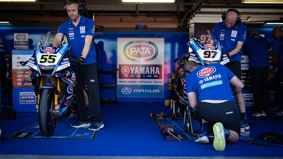 Pata Maxus Yamaha Complete Productive Misano Test ahead of Aragon WorldSBK