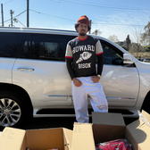 Tahir Murray Gives Away Items from LEGACY, HISTORY, PRIDE for AUC Students to Upcycle
