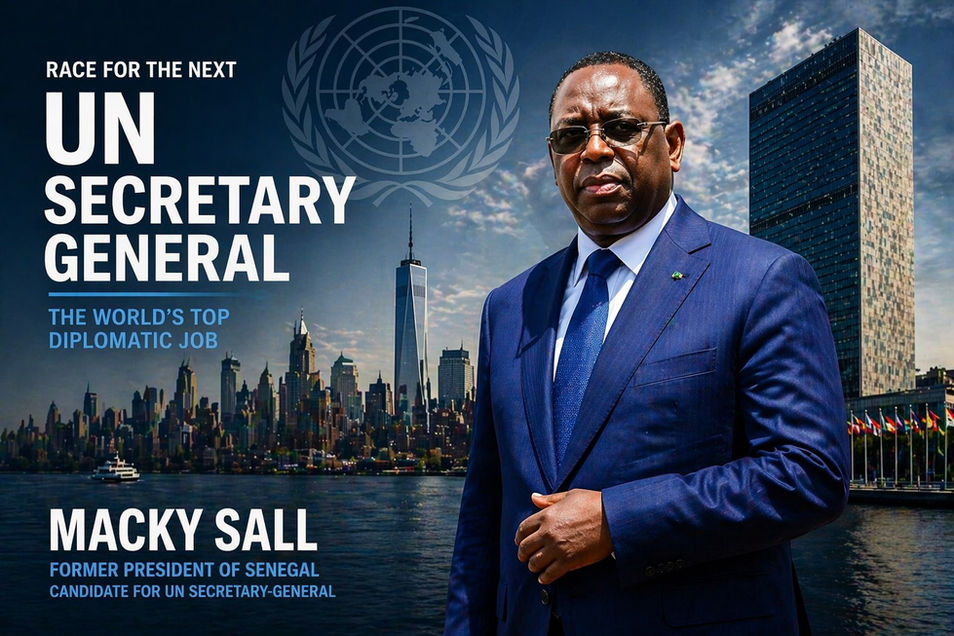 Macky Sall enters the U.N. race with presidential stature and African political weight, but under a cloud of controversy over legitimacy, sponsorship and accountability