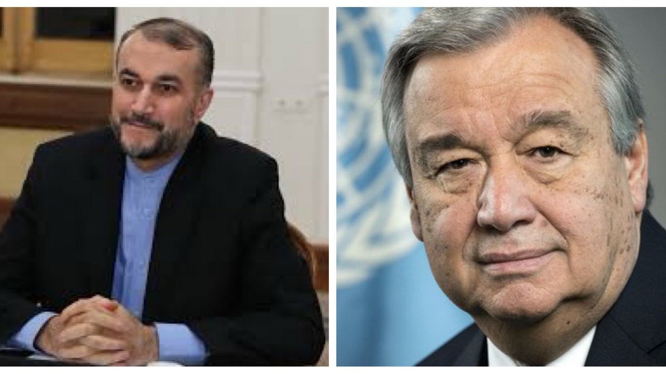Readout of the Secretary-General's phone call with the Iranian Foreign Minister
