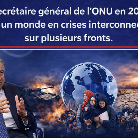 Entouré d’images de guerre, de déplacements forcés et de stress climatique, l’agenda des déplacements du Secrétaire général de l’ONU en 2025 reflète un monde confronté à des crises interconnectées sur plusieurs fronts.