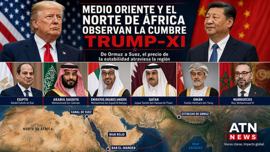 Medio Oriente y el Norte de África observan la cumbre Trump-Xi desde los verdaderos puntos de presión de la región: Ormuz, Bab el-Mandeb, el mar Rojo, Suez, la seguridad del Golfo, los mercados energéticos y la creciente presencia económica de China. Para la región, la estabilidad no es un eslogan. Es el precio de mantener en movimiento el comercio, la energía y los intereses nacionales.