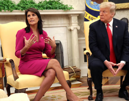 Nikki Haley Resigned as U.S. Ambassador to the U.N. by End of Year